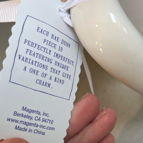 Rae Dunn HAVE FAITH Hebrews 11:1 Butterflies Easter Ceramic Mug Coffee Tea - Picture 7 of 9